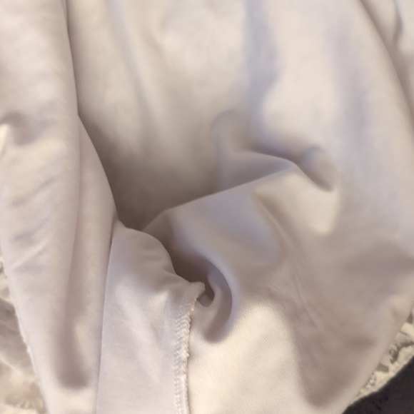 Vintage White Lace Maxi Short Sleeved Dress With Semi Sheer Sleeves - Picture 11 of 13